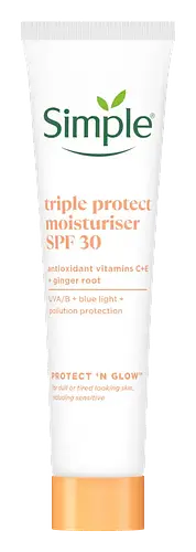 Simple Skincare Protect 'N' Glow Triple Protect Moisturizer SPF 30 UK
