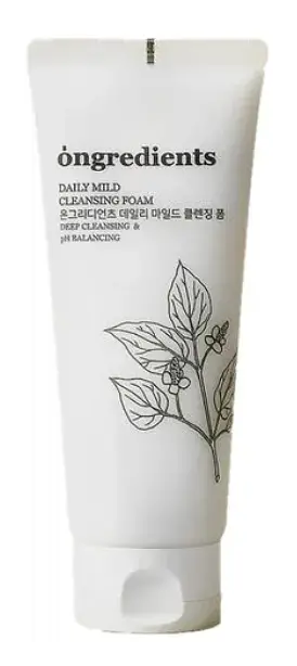 ongredients Daily Mild Cleansing Foam