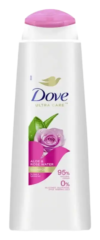 Dove Aloe & Rose Water Shampoo Europe