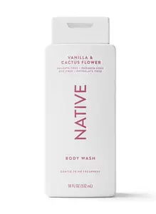 Native Body Wash Vanilla & Cactus Flower
