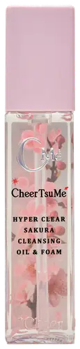 CMe CheerTsuMe Hyper Clear Sakura Cleansing Oil & Foam