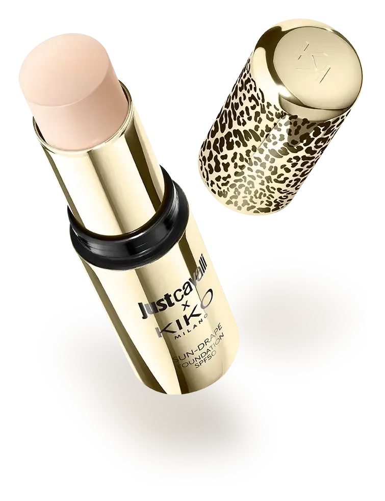 KIKO Milano Just Cavalli Sun-Drape Foundation SPF 50 03 Golden Sand
