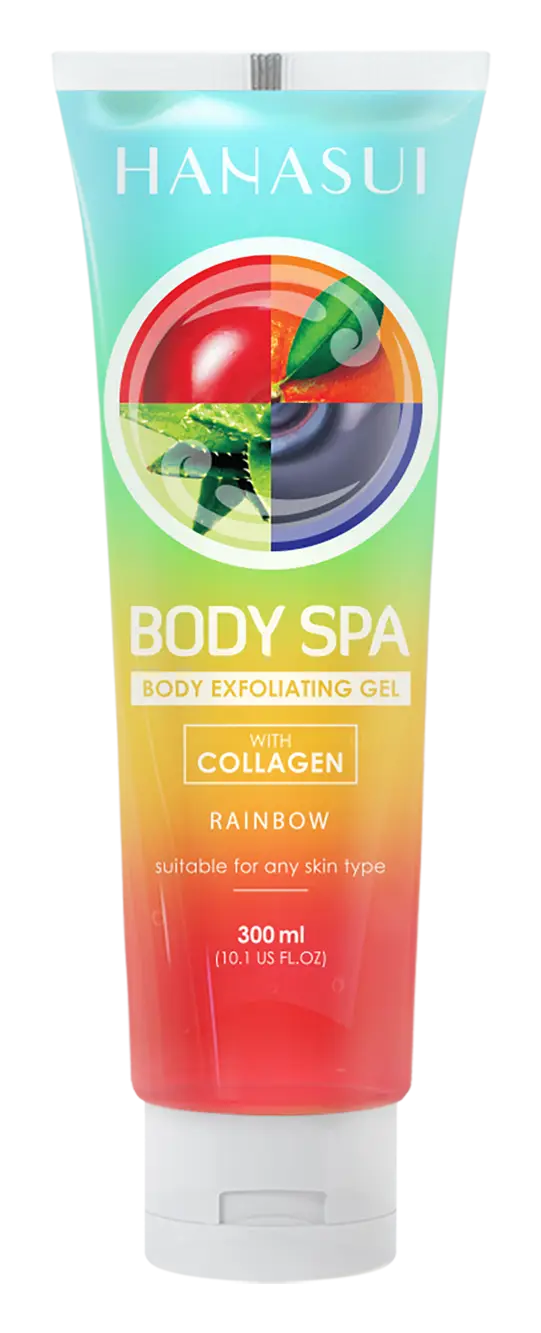 Hanasui Body Spa Exfoliating Gel Rainbow