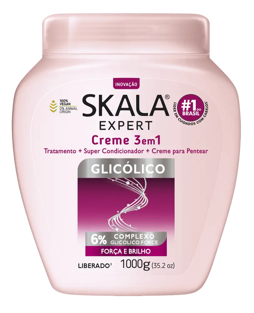 Skala Expert Glicólico Creme 3Em1 Tratamento