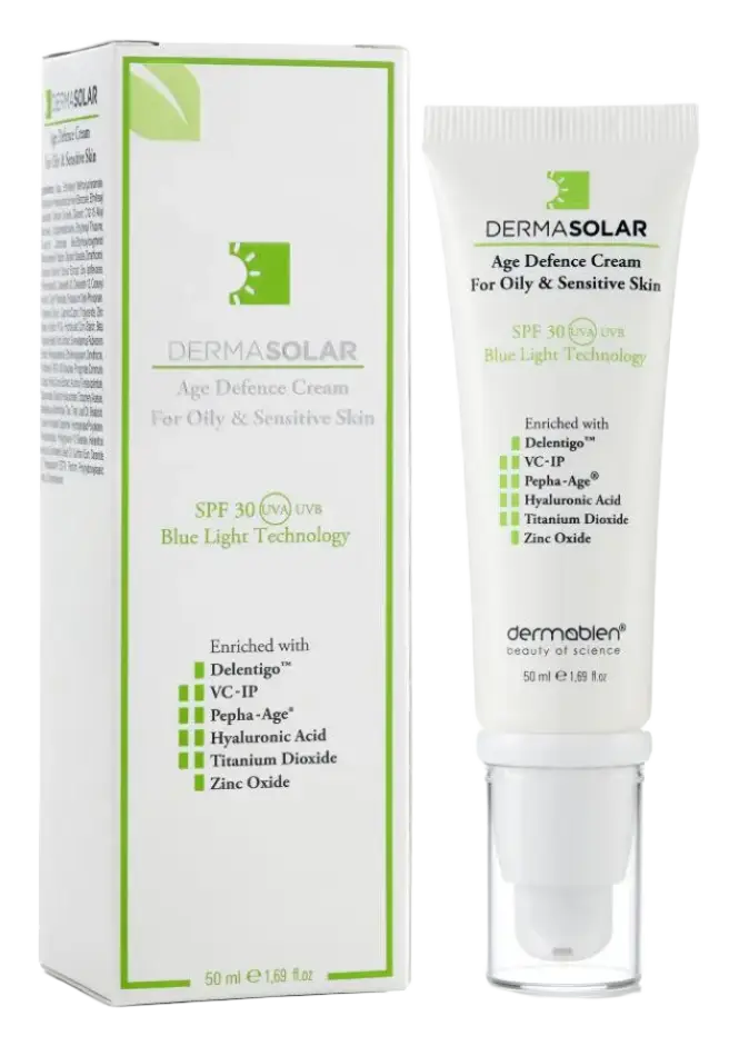 Dermabien Dermasolar Age Defence Cream For Oily & Sensitive Skin SPF 30