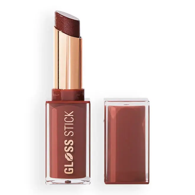 Revolution Beauty Pout Lip Gloss Stick Shimmer Toasted Caramel