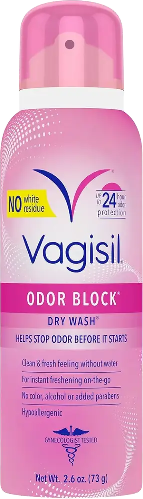 Vagisil Odor Block Dry Wash Spray