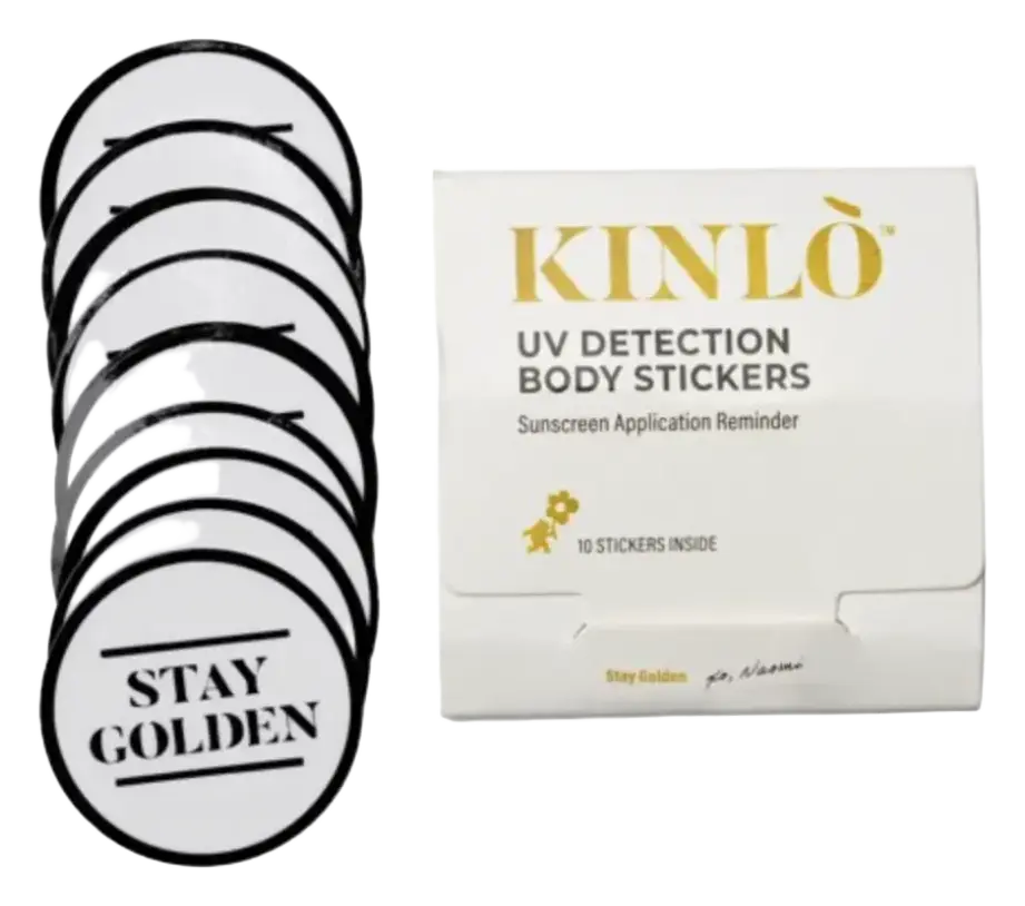 Kinlò UV Detection Body Stickers Stay Golden