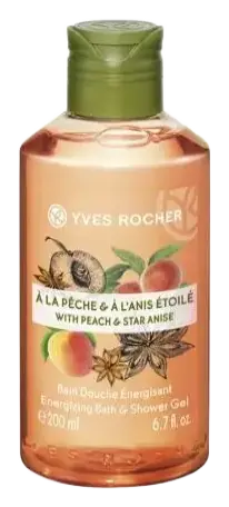 Yves Rocher Energizing Bath & Shower Gel Peach and Star Anise