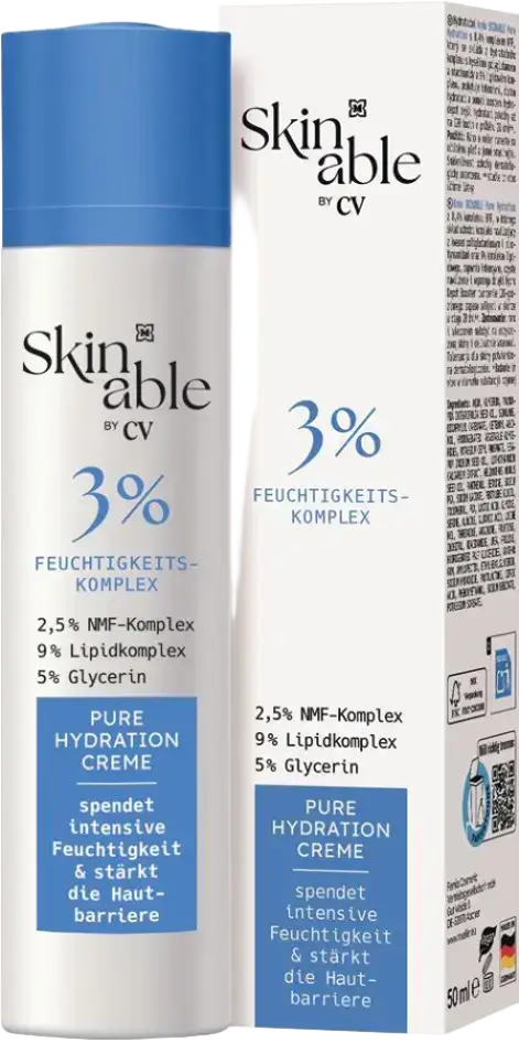 Skinable By CV 3% Feuchtigkeitskomplex Pure Hydration Creme