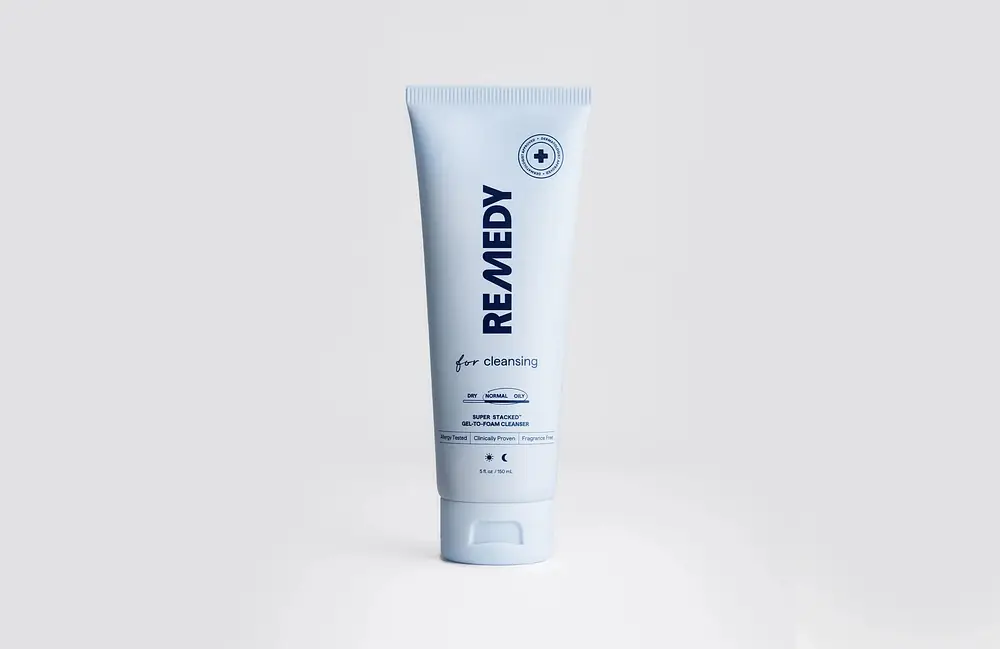 Remedy Super Stacked Gel-To-Foam Cleanser