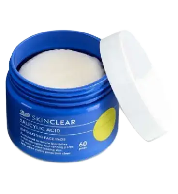 Boots Skin Clear With Salicylic Acid Exfoliating Face Pads