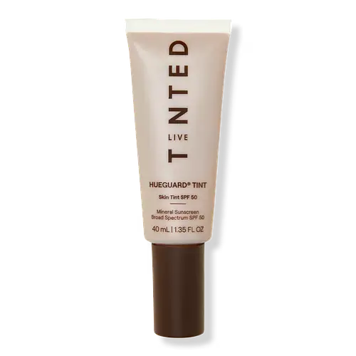 Live Tinted Hueguard Skin Tint SPF 50 Mineral Sunscreen Broad Spectrum 6 Medium (Yellow Undertone)