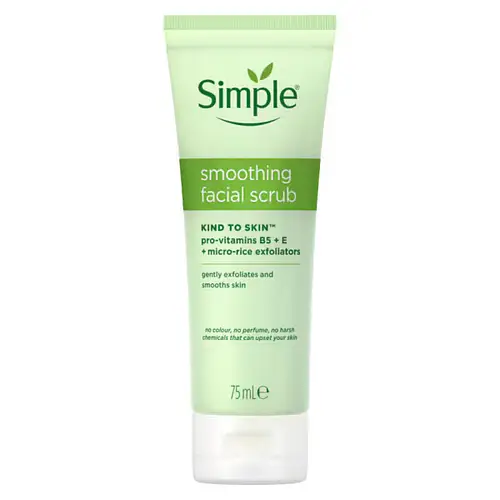 Simple Skincare Smoothing Facial Scrub