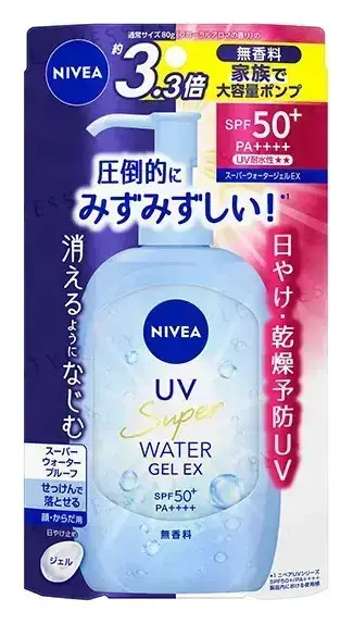 Nivea UV Super Water Gel Ex Pump SPF 50+