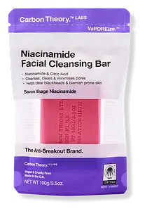 Carbon Theory Niacinamide Facial Cleansing Bar
