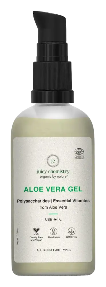 Juicy Chemistry 100% Pure And Certified Organic Aloe Vera Gel
