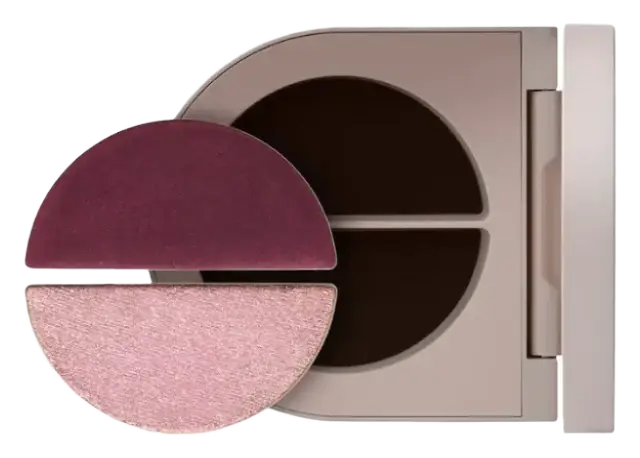 Rose Inc Satin & Shimmer Duet Powder & Cream Eyeshadow Satin Plum/Lavender Shimmer