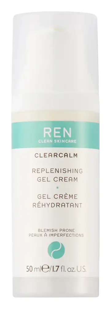 REN Clean Skincare ClearCalm 3 Replenishing Gel Cream For Blemish Prone Skin