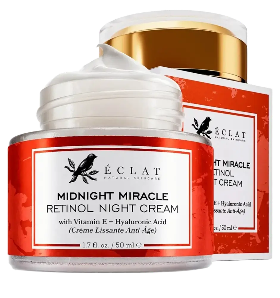 Eclat Natural Skincare Midnight Miracle Retinol Night Cream