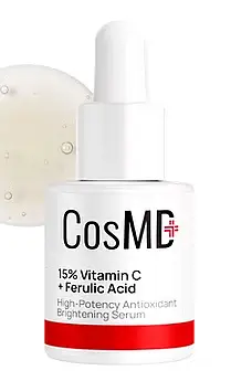 CosMD 15% Vitamin C + Ferulic Acid High-Potency Antioxidant Brightening Serum