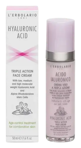 L'Erbolario Hyaluronic Acid Triple Action Face Cream