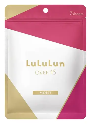 Lululun Over 45 Facial Mask Moist (Camellia Pink)