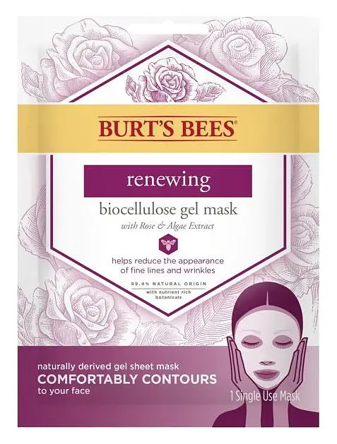 Burt's Bees Renewing Biocellulose Gel Mask