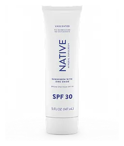 Native Body Mineral Sunscreen SPF 30 Unscented