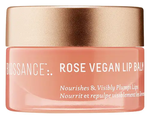 Biossance Squalane + Rose Vegan Lip Balm