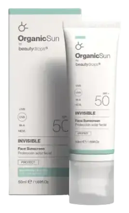 beauty drops Organic Sun Invisible Water Gel SPF 50