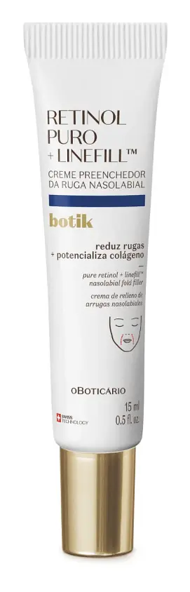 O Boticário Creme Preenchedor da Ruga Nasolabial Botik Retinol Puro + Linefill