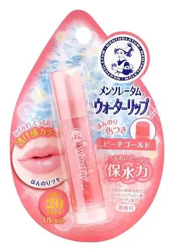 Rohto Mentholatum Water Lip Color Balm SPF 20 PA++ Peach Gold