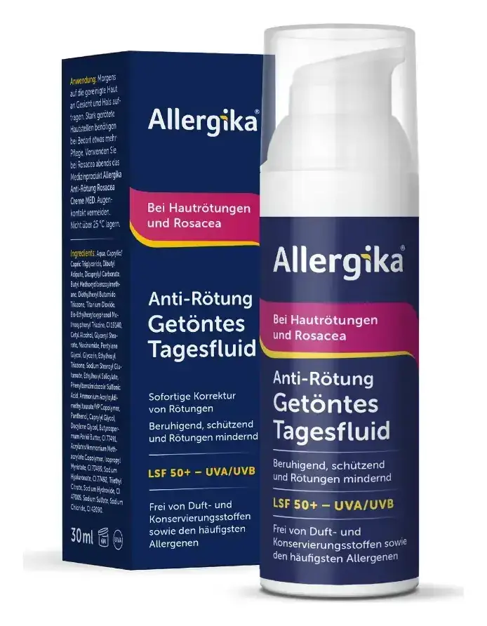 Allergika Anti-Rötung Getöntes Tagesfluid SPF 50+