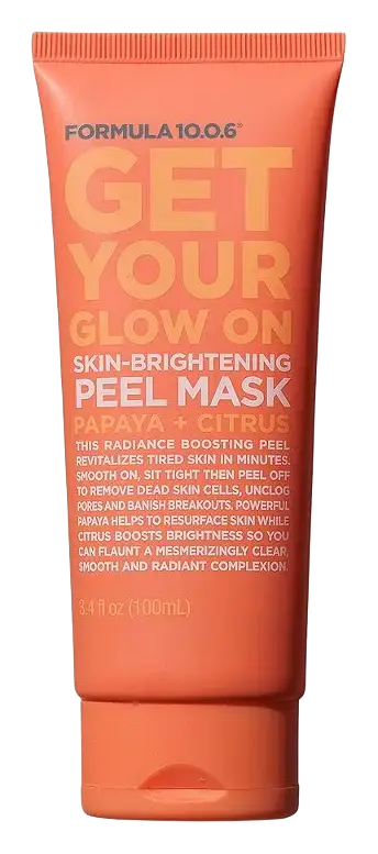 Formula 10.0.6 Get Your Glow On Skin-Brightening Peel Mask Papaya + Citrus