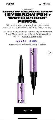 Urban Decay Brow Blade Neutral Nana