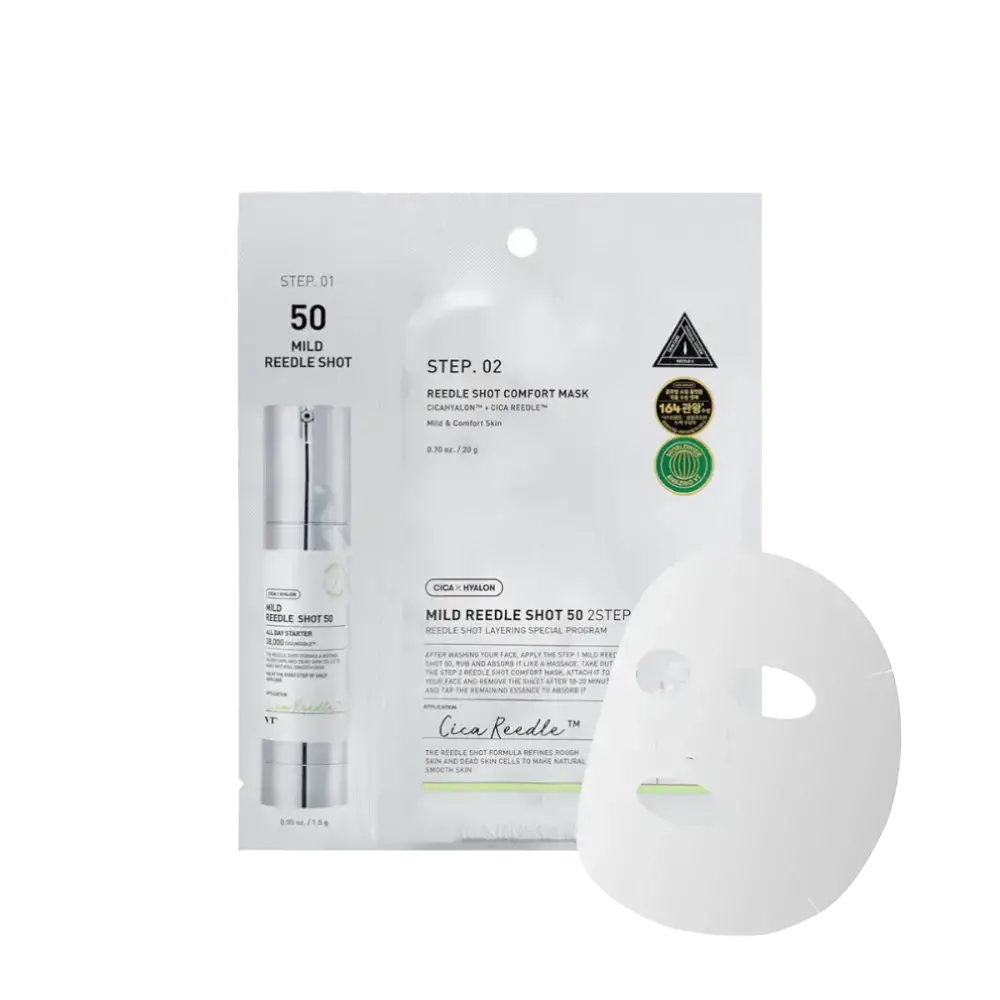 VT Cosmetics Mild Reedle Shot 50 2Step Mask