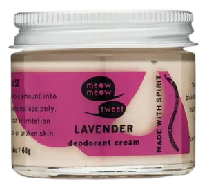 Meow Meow Tweet Deodorant Cream Lavender