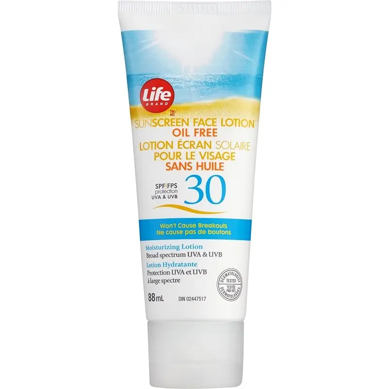 Life Sunscreen Face Lotion Oil Free SPF 30