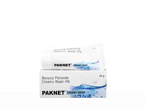 Percos Paknet Creamy Wash Benzoyl Peroxide 4%