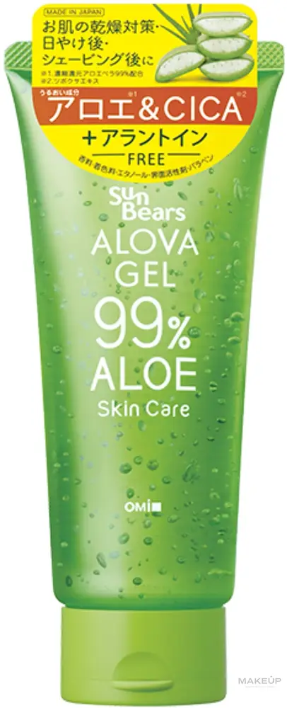 OMI Menturm Sun Bears Alova Gel 99% Aloe Skin Care