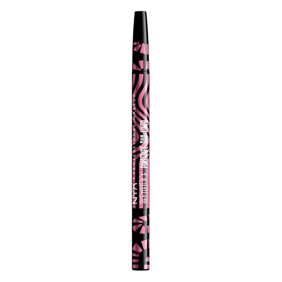NYX Cosmetics Beetlejuice Pin Stripe Duo Liners 01 Pink Chrome