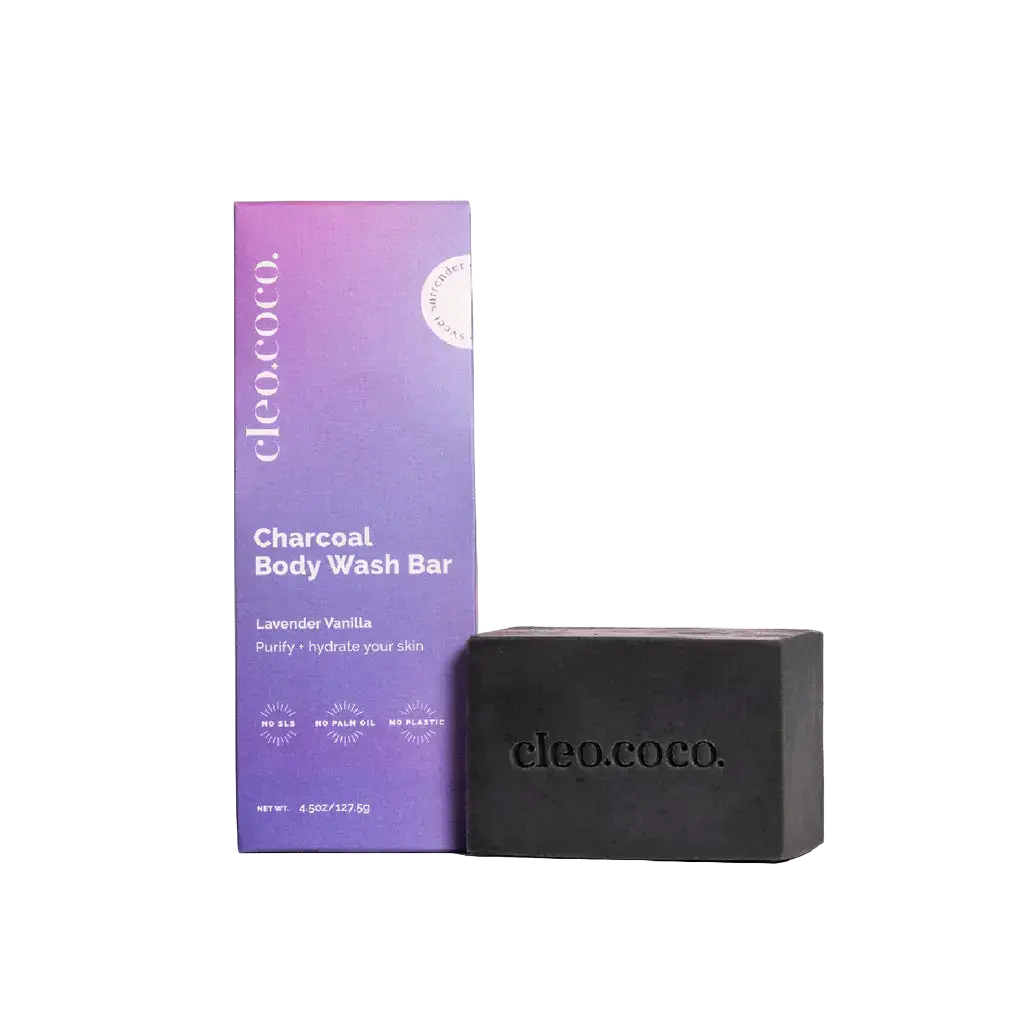 Cleo+Coco Body Wash Bar Charcoal