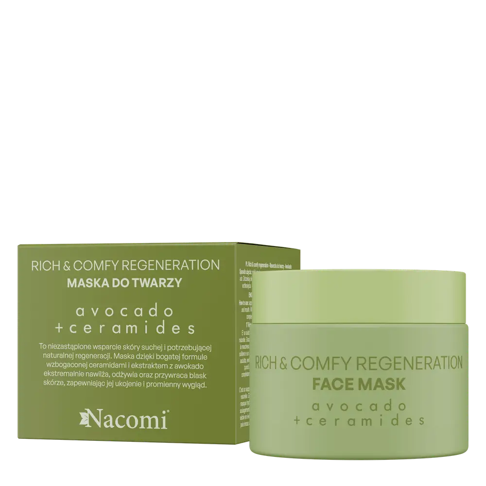 Nacomi Rich & Comfy Regeneration Avocado Face Mask