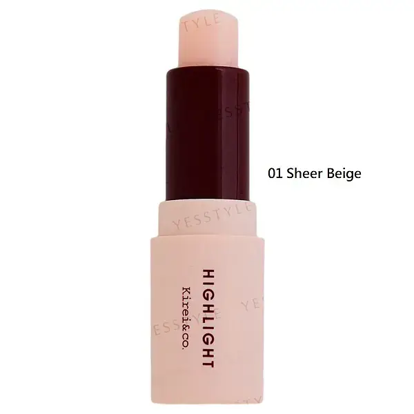 Kirei Products Sheer Stick Highlight 01 Sheer Beige