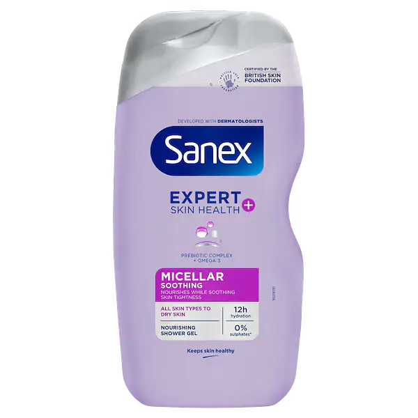 Sanex Expert Skin Health + Micellar Soothing Shower Gel