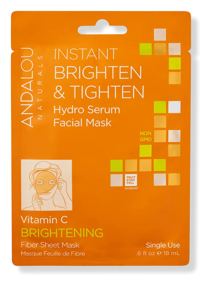 Andalou Naturals Instant Brighten & Tighten Hydro Serum Facial Mask