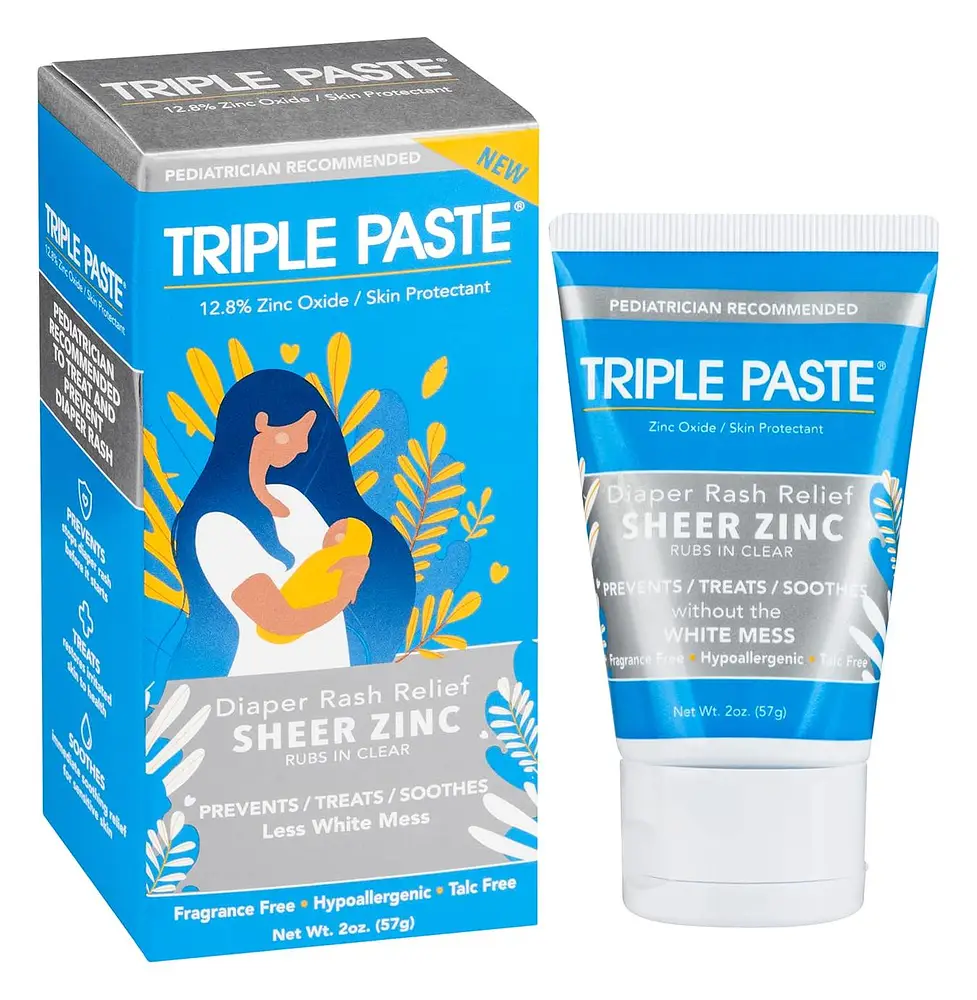 Triple Paste Sheer Zinc Baby Healing Ointment