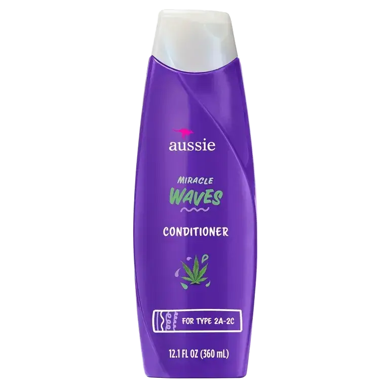 Aussie Miracle Waves Anti-Frizz Hemp Conditioner