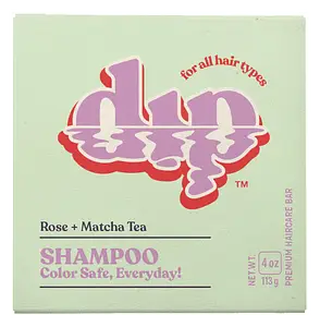 dip Color Safe Shampoo Bar for Every Day Rose & Matcha Tea